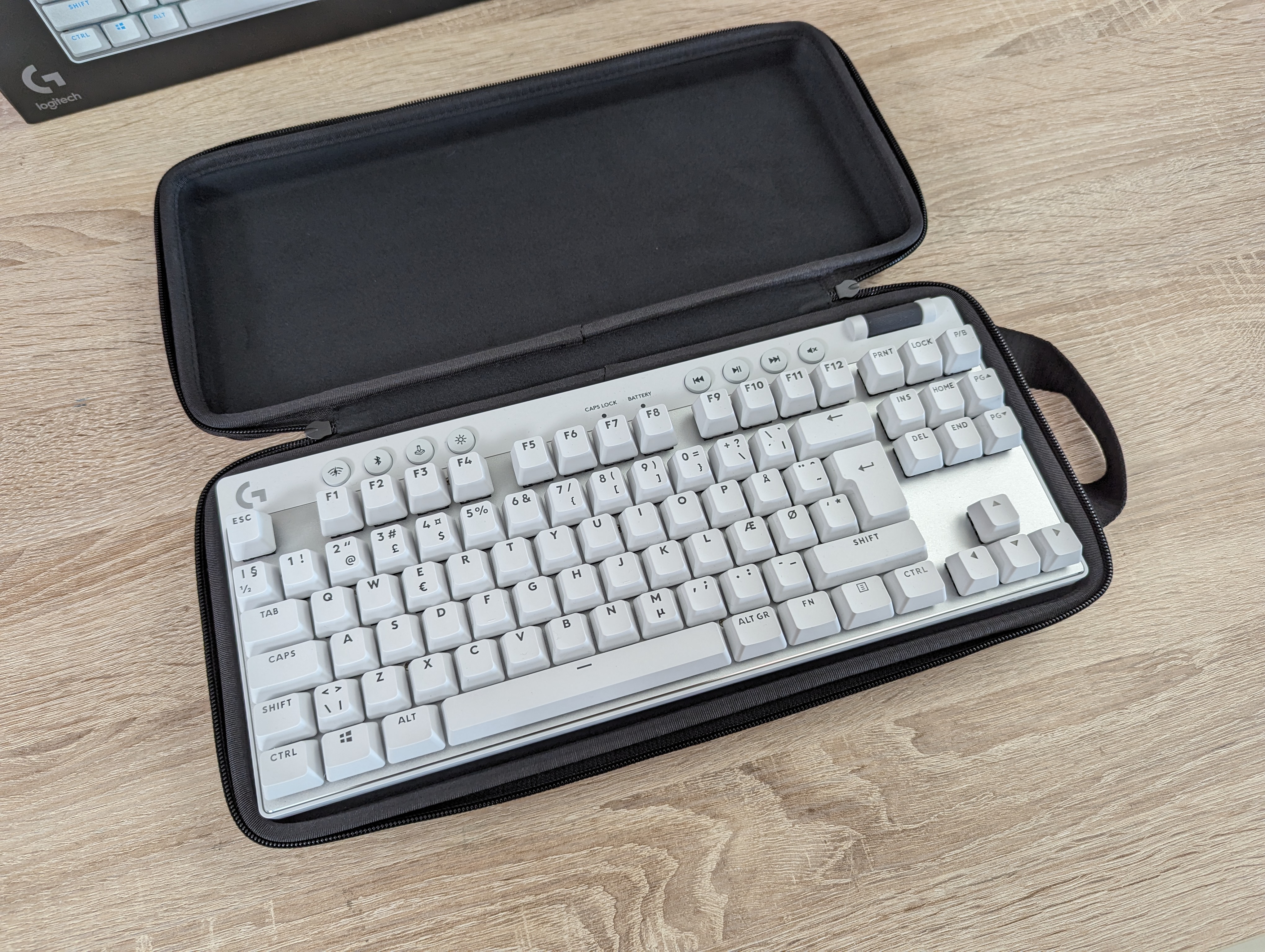 Logitech G Pro X TKL Wireless gaming keyboard with bag.jpg